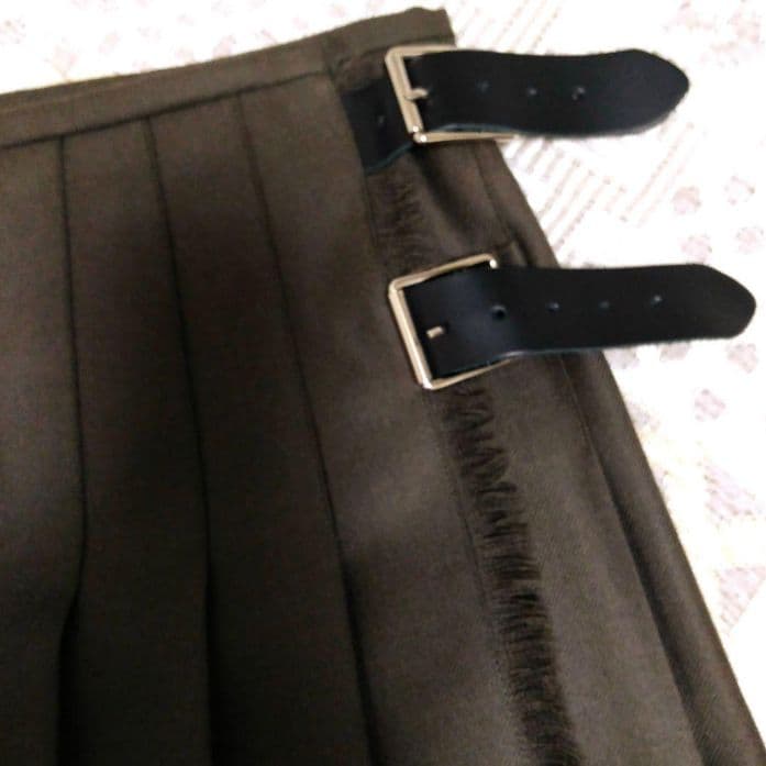 美品✦オニールオブダブリン プリーツ ラップスカート ローウエスト