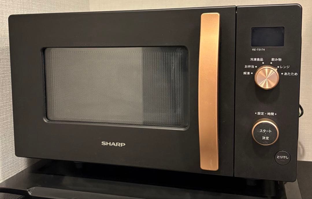 SHARP 電子レンジ 単機能 17L RE-TS174-B｜2024年3月購入
