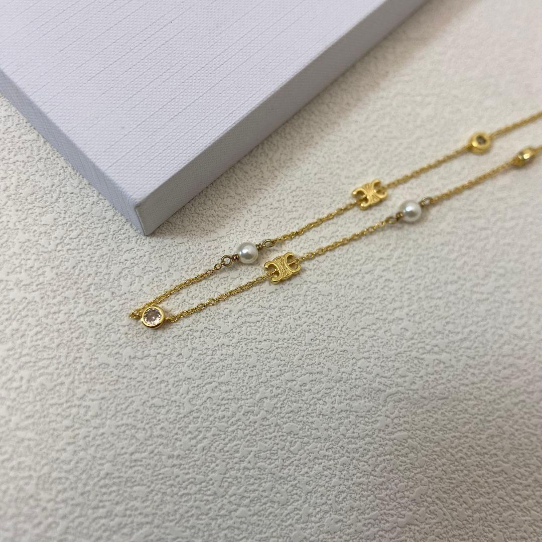 CELINE ネックレスとイヤリングセット