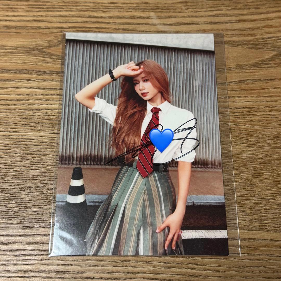 TWICE ツウィ　strategy 直筆サインポストカード