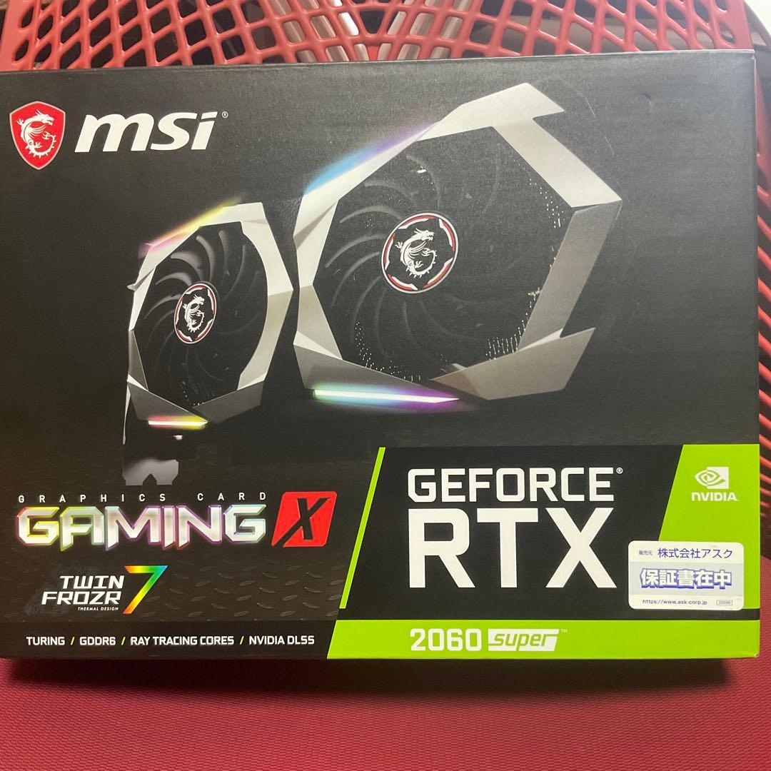 グラフィックボード・グラボ・ビデオカード RTX2060super MSI GAMINGX