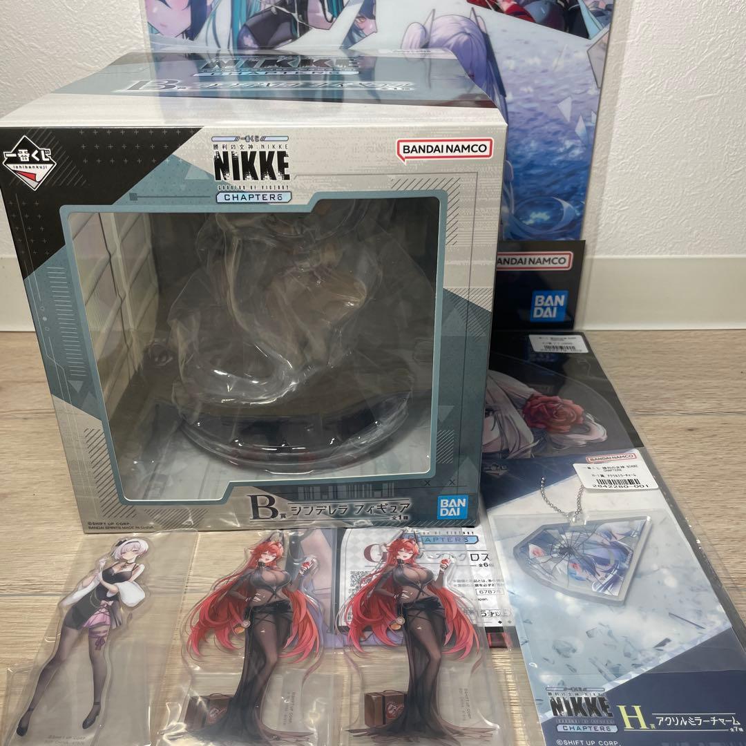 一番くじ NIKKE B賞 シンデレラ フィギュア おまけ付き　7点セット