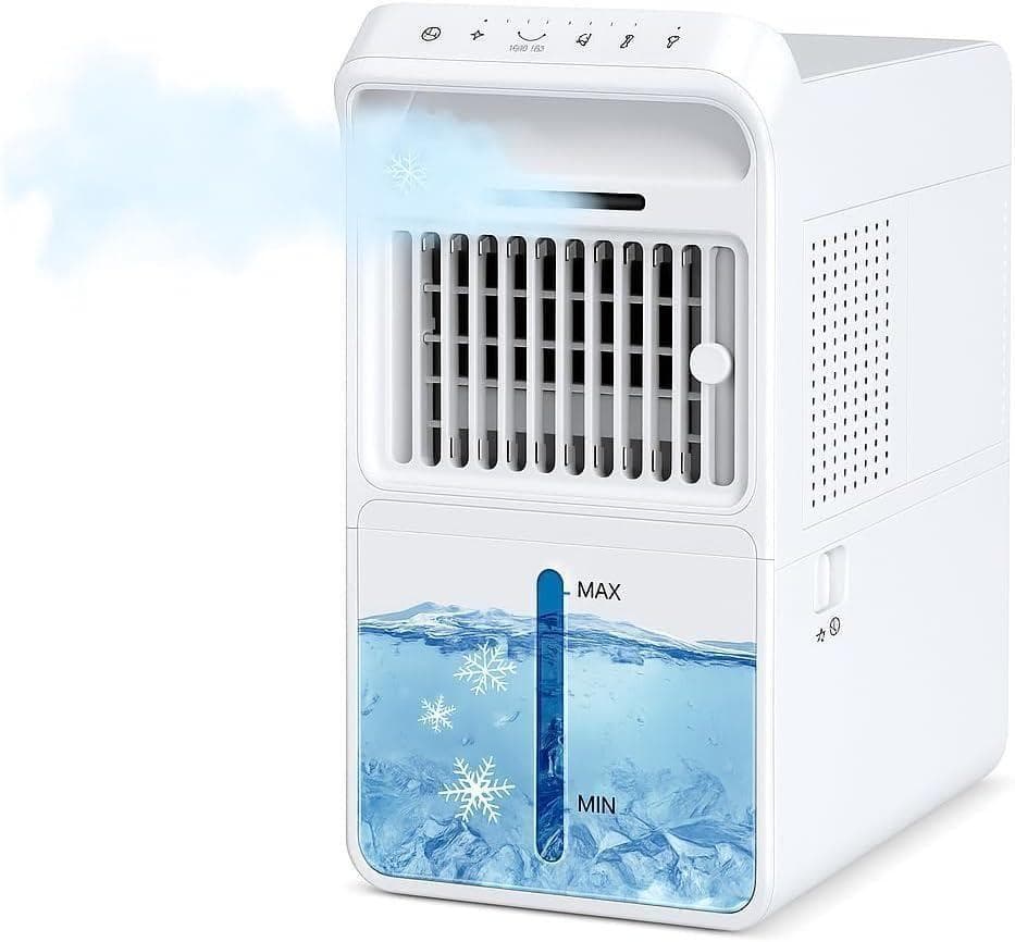 K070 冷風機 冷風扇 強力 卓上扇風機 小型 スポットクーラー 爆風冷却