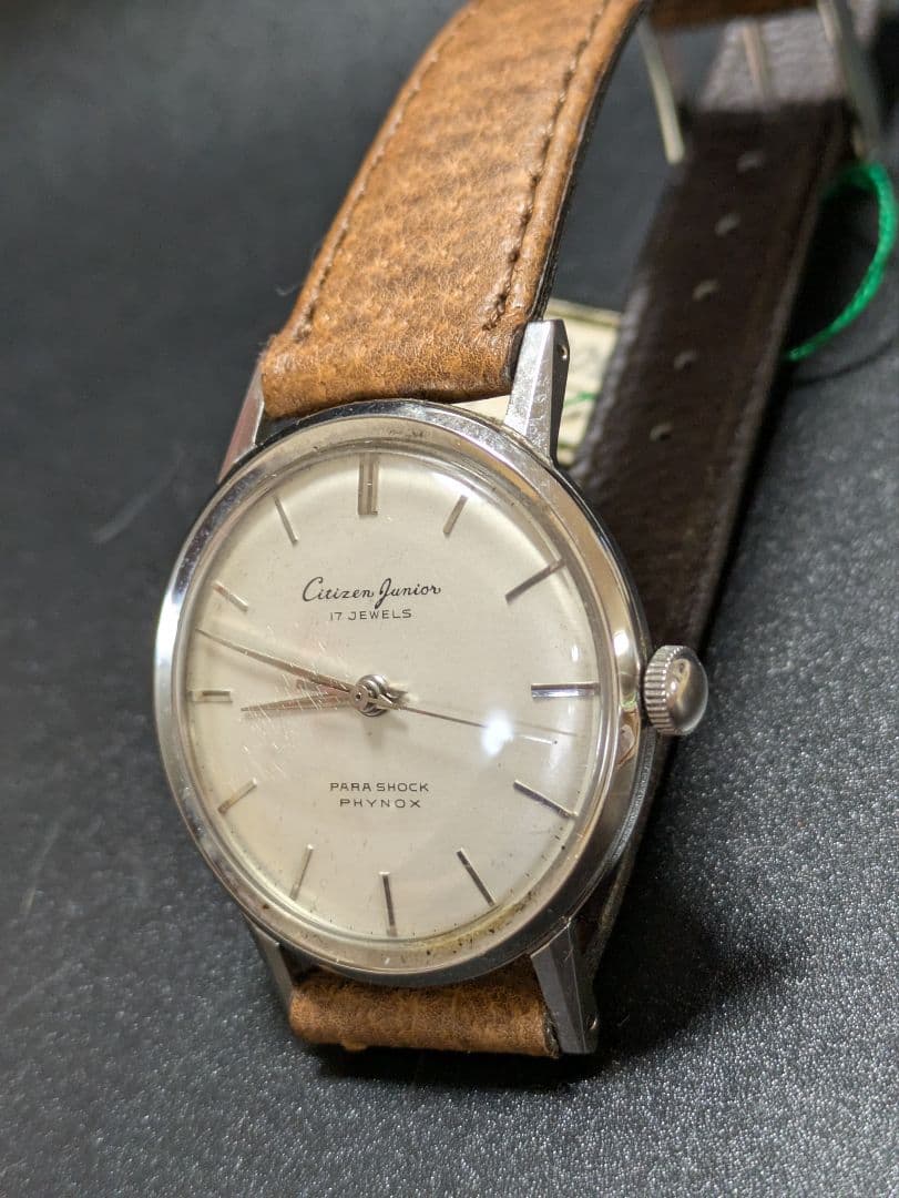 Citzen Junior 手巻き時計 シルバー アンティーク時計