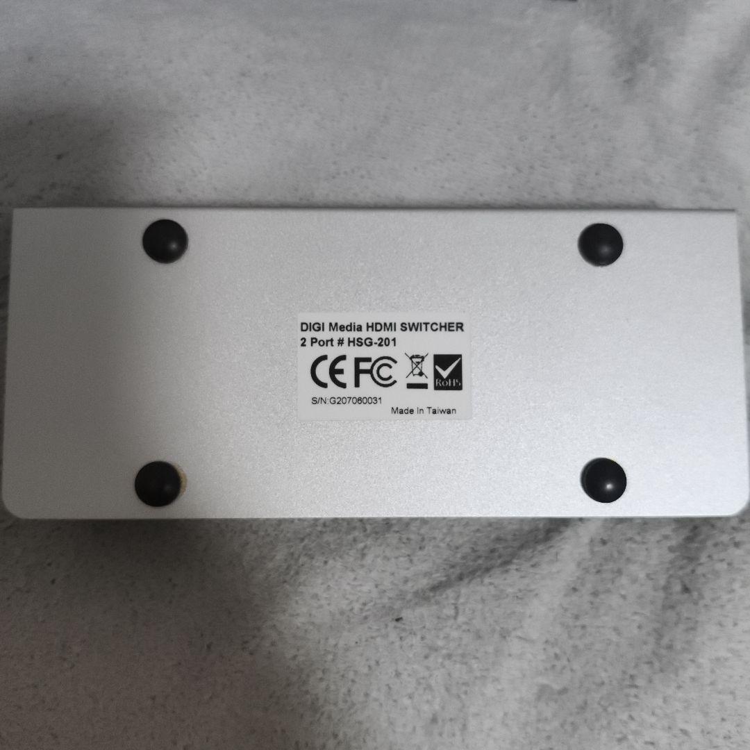 分配器・切替器 DIGI Media HDMI Switcher 2 port HSG-201
