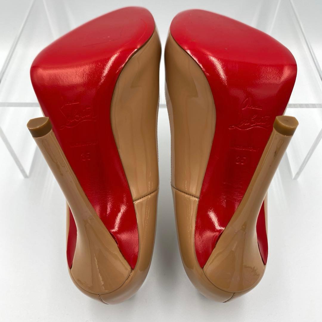 【新品未使用】Christian Louboutin エナメルパンプス 35