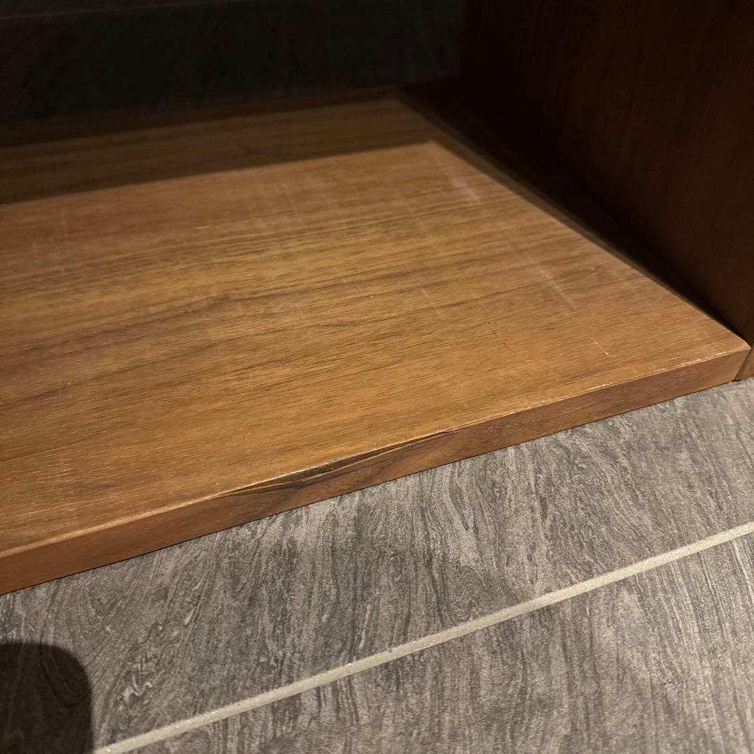 無印良品 スタッキングシェルフセット・１段×２列、３段×２列、ウォールナット