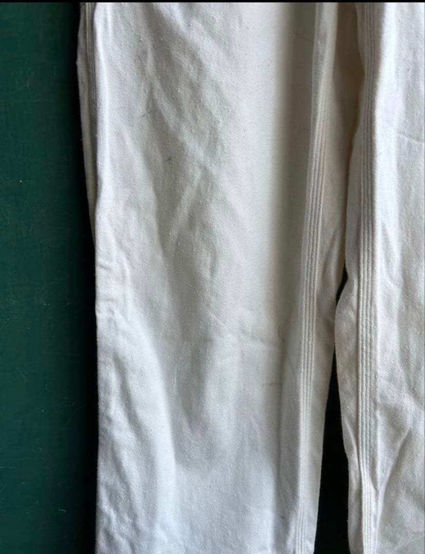 WEIRDO/ウィアード オーバーオール　ホワイト　刺繍