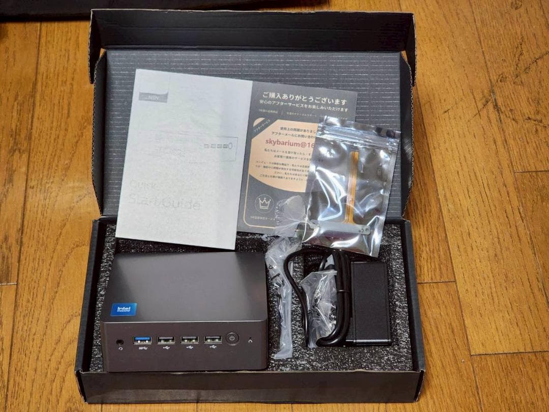 N100 ミニPC 8GB/512GB SkyBarium MN22 Win11