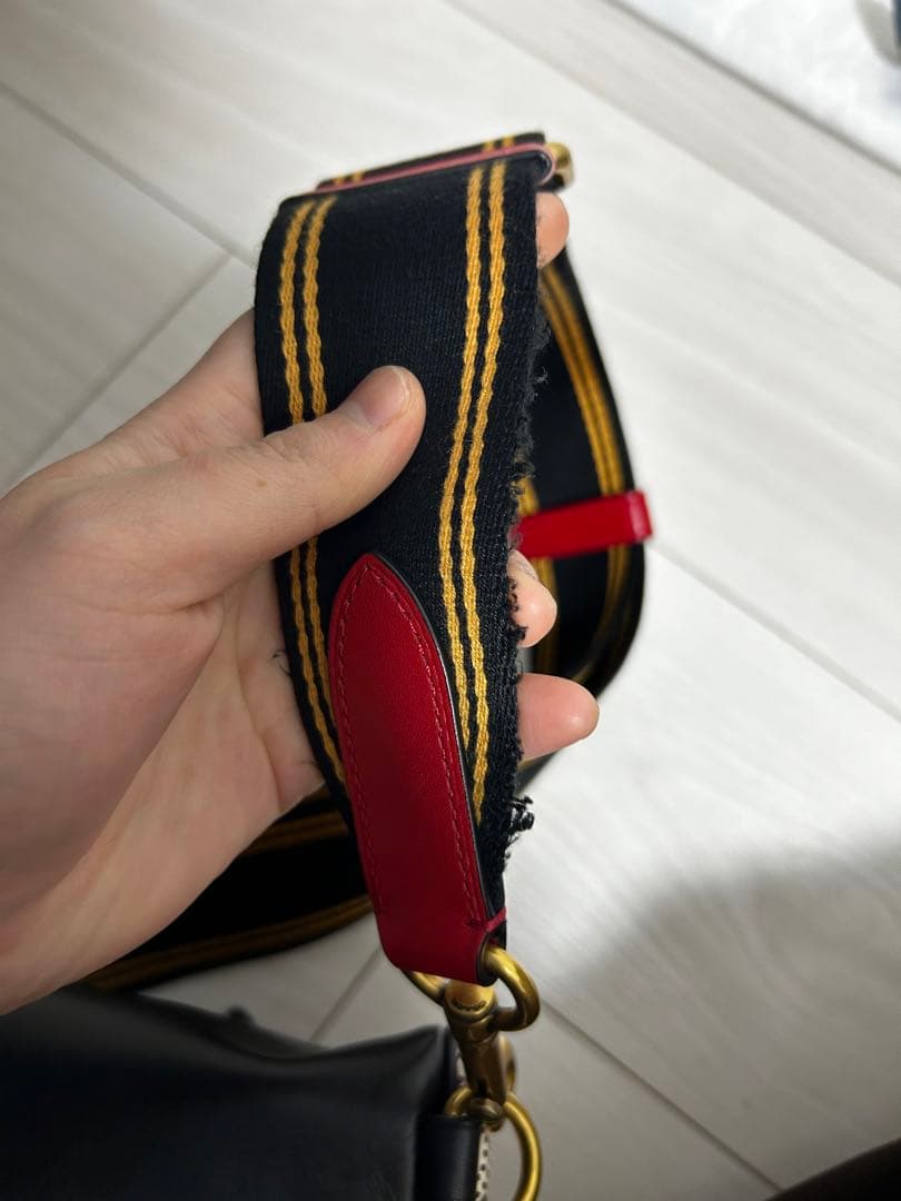 COACH ボディバッグ　ミッキー　キースヘリング　コラボ　キーホルダー付き