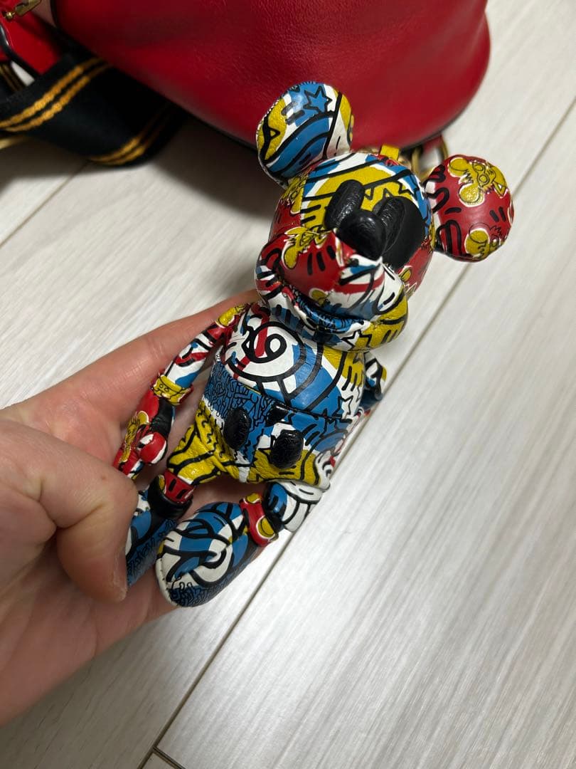 COACH ボディバッグ　ミッキー　キースヘリング　コラボ　キーホルダー付き