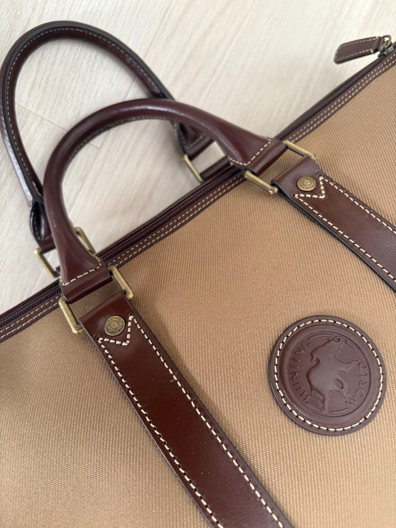 【美品】HUNTING WORLD SAFARI ボストンバッグ