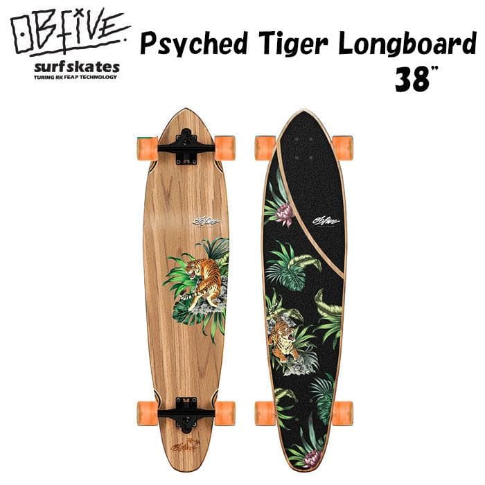 新品、OBFIVE スケートボード サーフスケート LONGBOARDS 38”