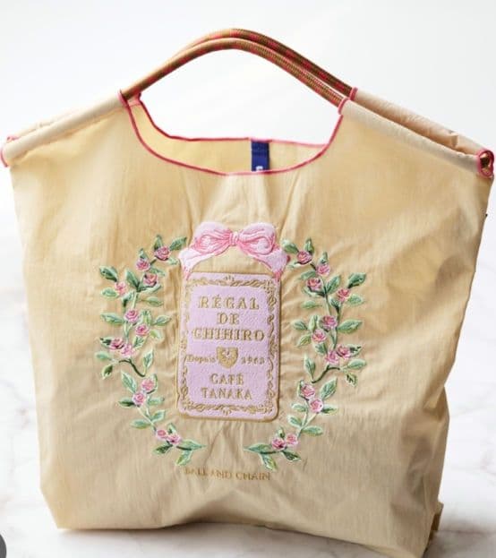 【新品未使用】カフェタナカ×ボールアンドチェーンのコラボエコバッグ