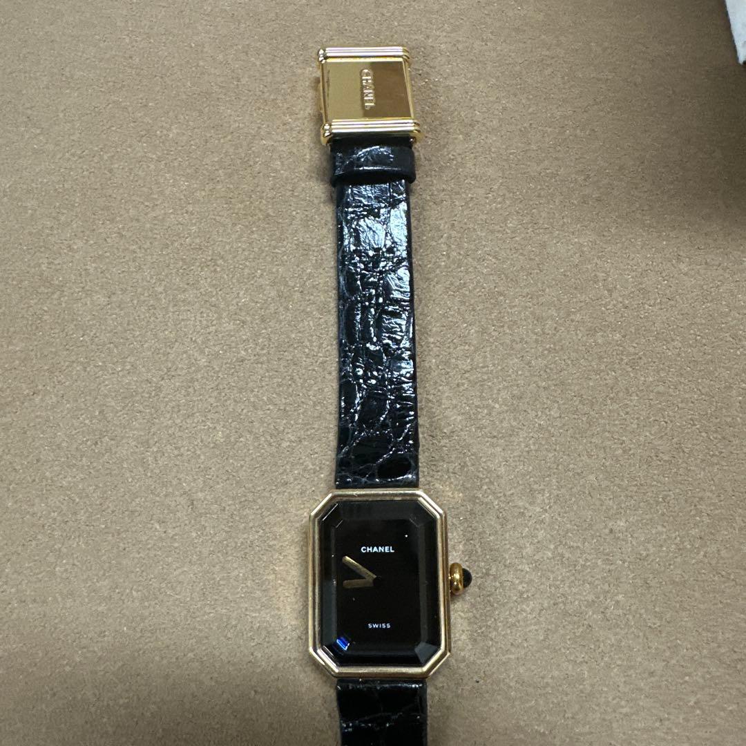 シャネル CHANEL　18k　レディース　プルミエール腕時計　１８金