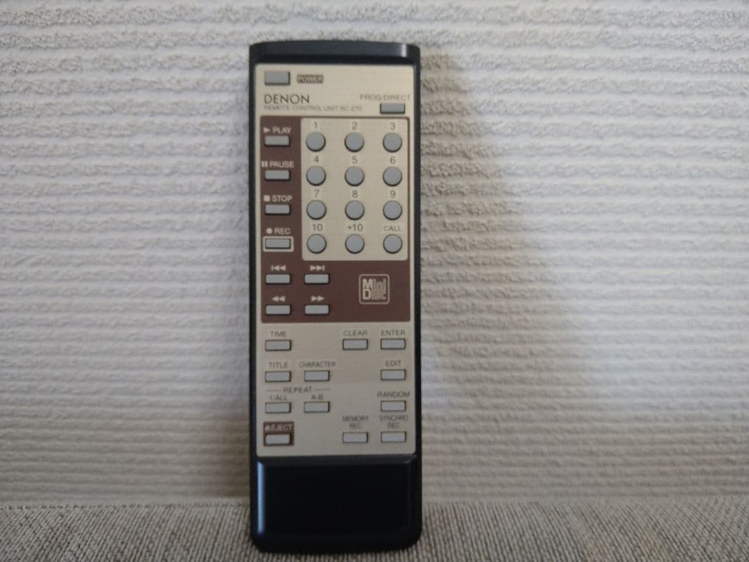 デノン　MDレコーダー　DENON　DMD-1600AL　リモコン付き