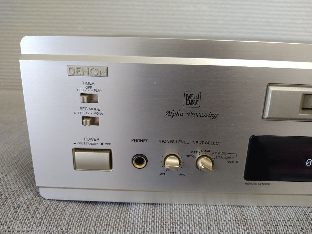 デノン　MDレコーダー　DENON　DMD-1600AL　リモコン付き