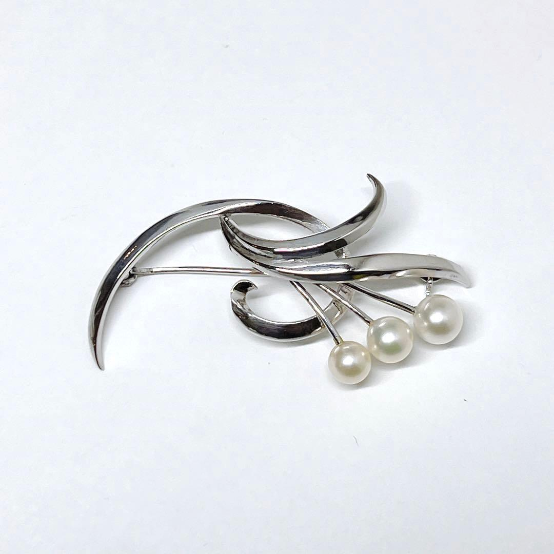 美品✨MIKIMOTO ミキモト パール　ブローチ　コサージュ