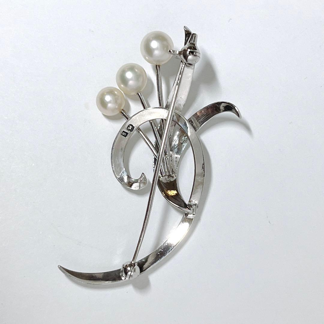 美品✨MIKIMOTO ミキモト パール　ブローチ　コサージュ