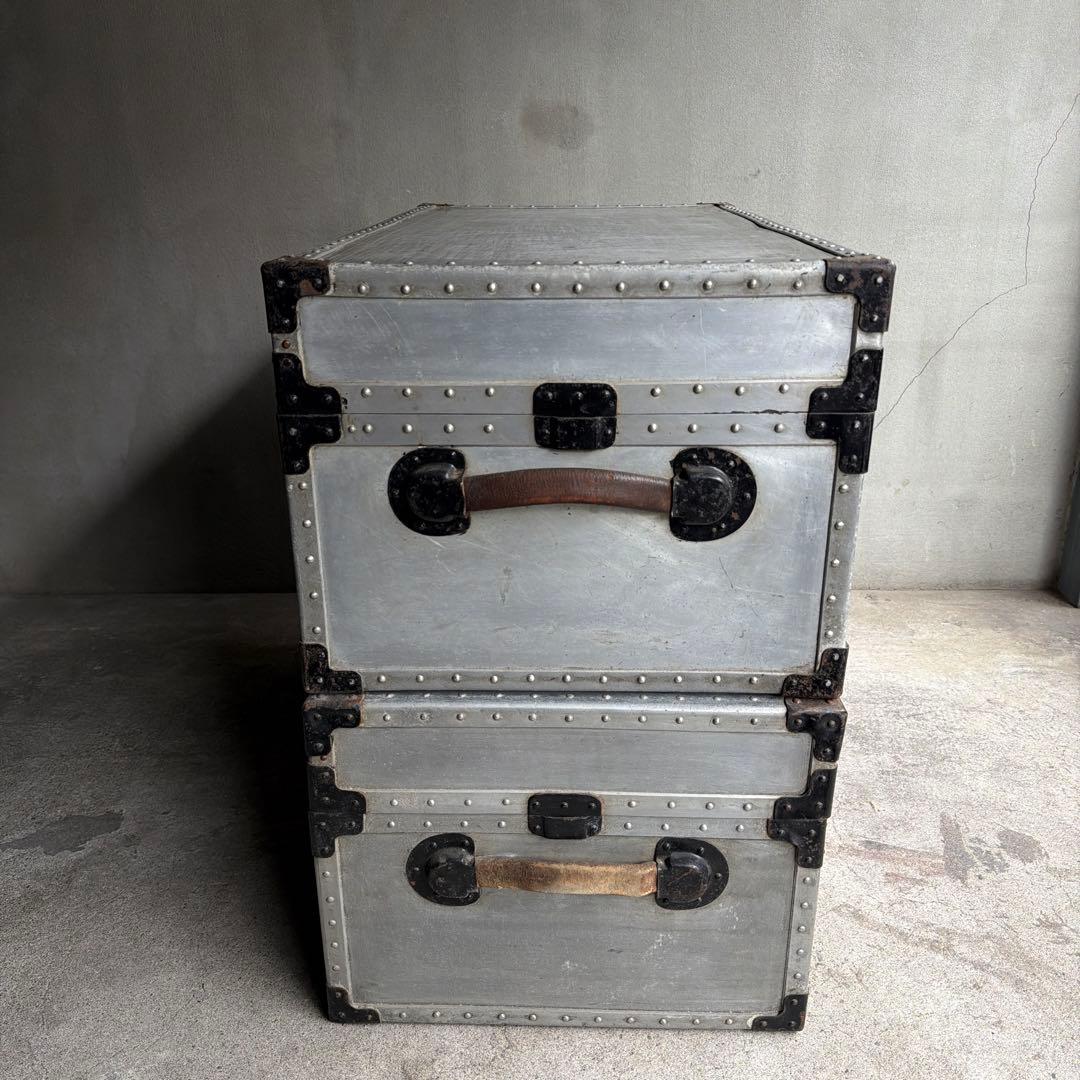 オールドヴィンテージ　nikkoku kogyo アルミトランクケース