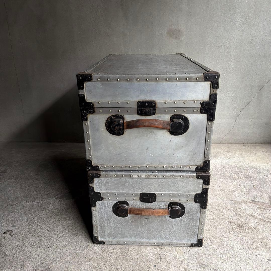 オールドヴィンテージ　nikkoku kogyo アルミトランクケース