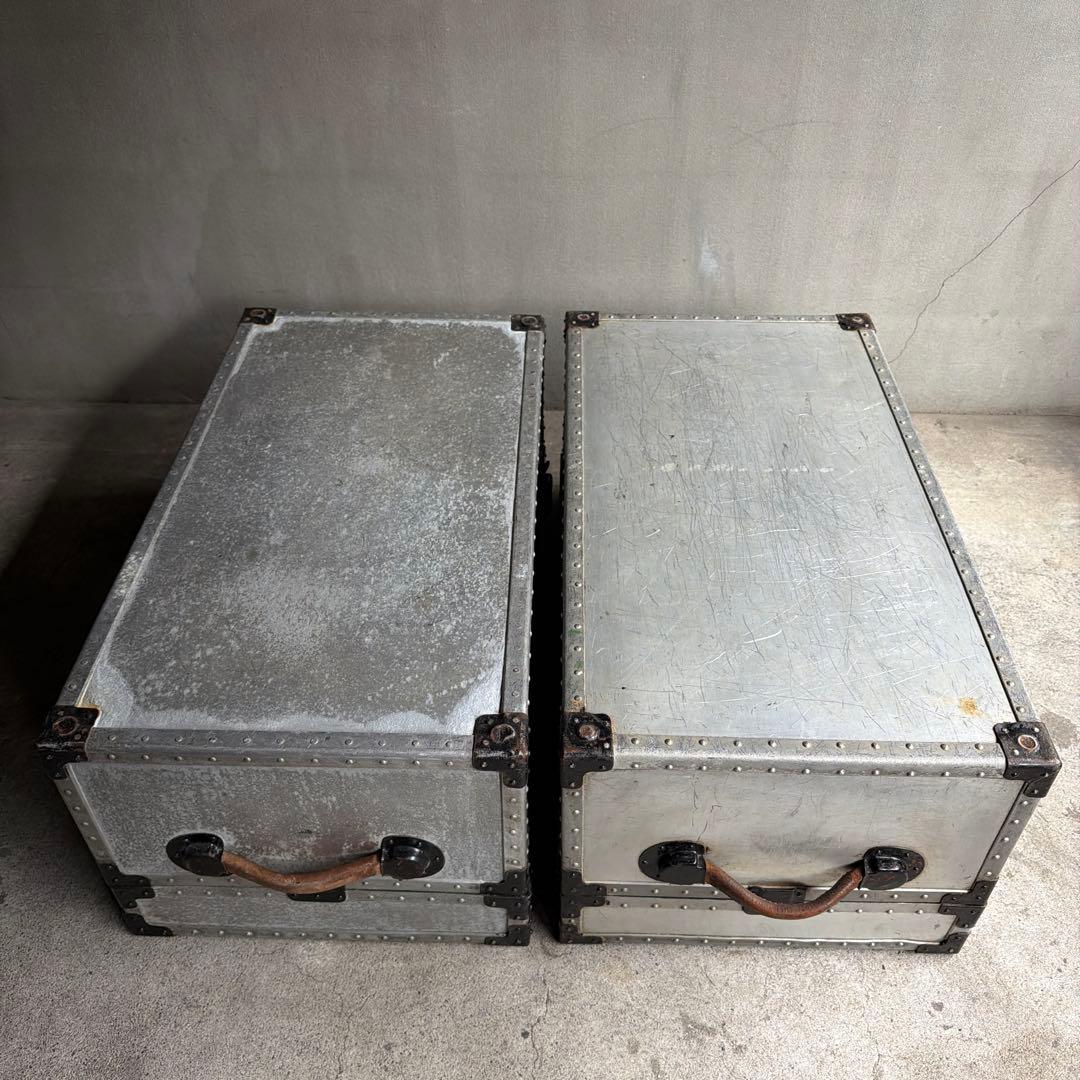 オールドヴィンテージ　nikkoku kogyo アルミトランクケース