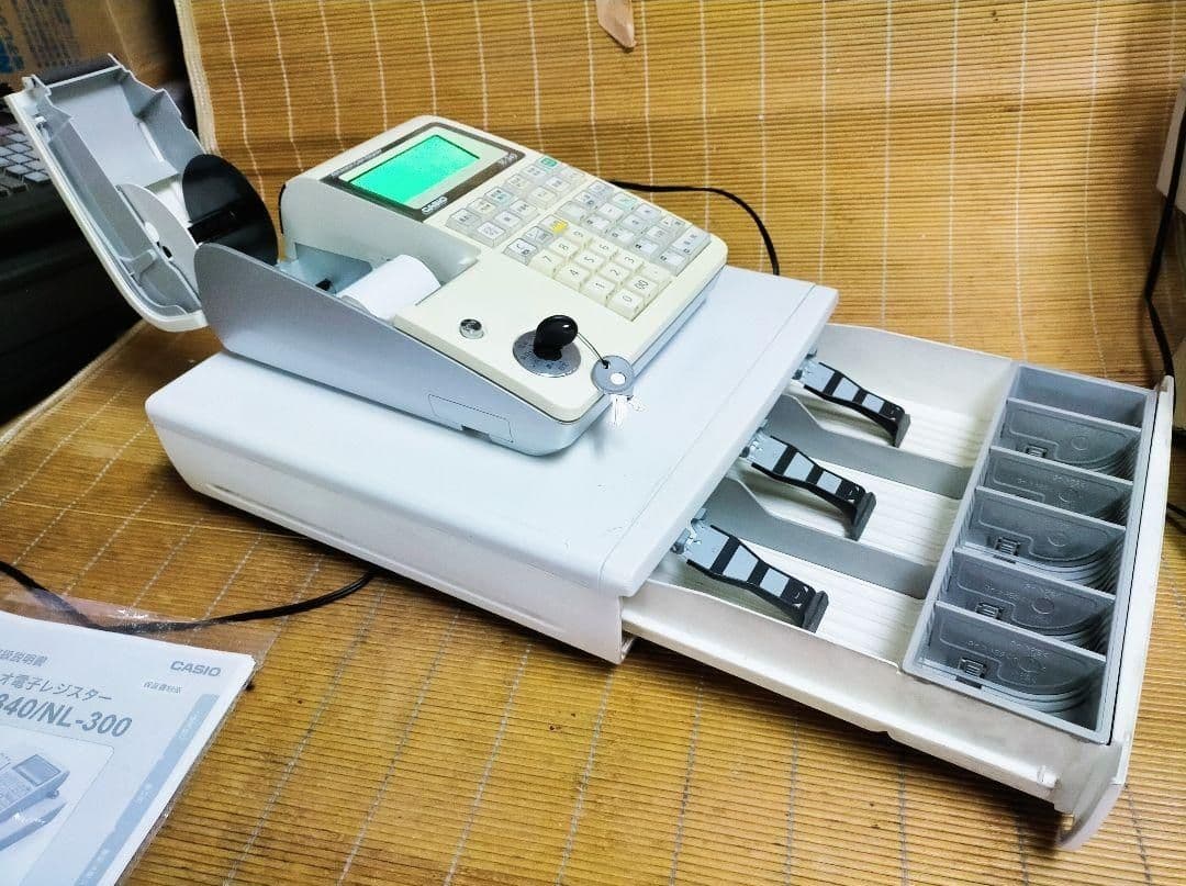 カシオレジスター　TE-340/NL300　フル設定無料　002005