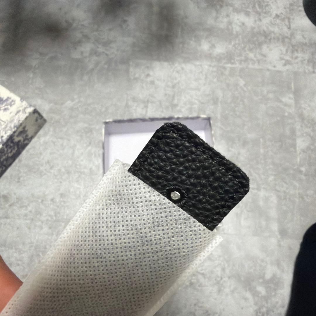 Christian Dior ロゴ入りベルト 黒　reo