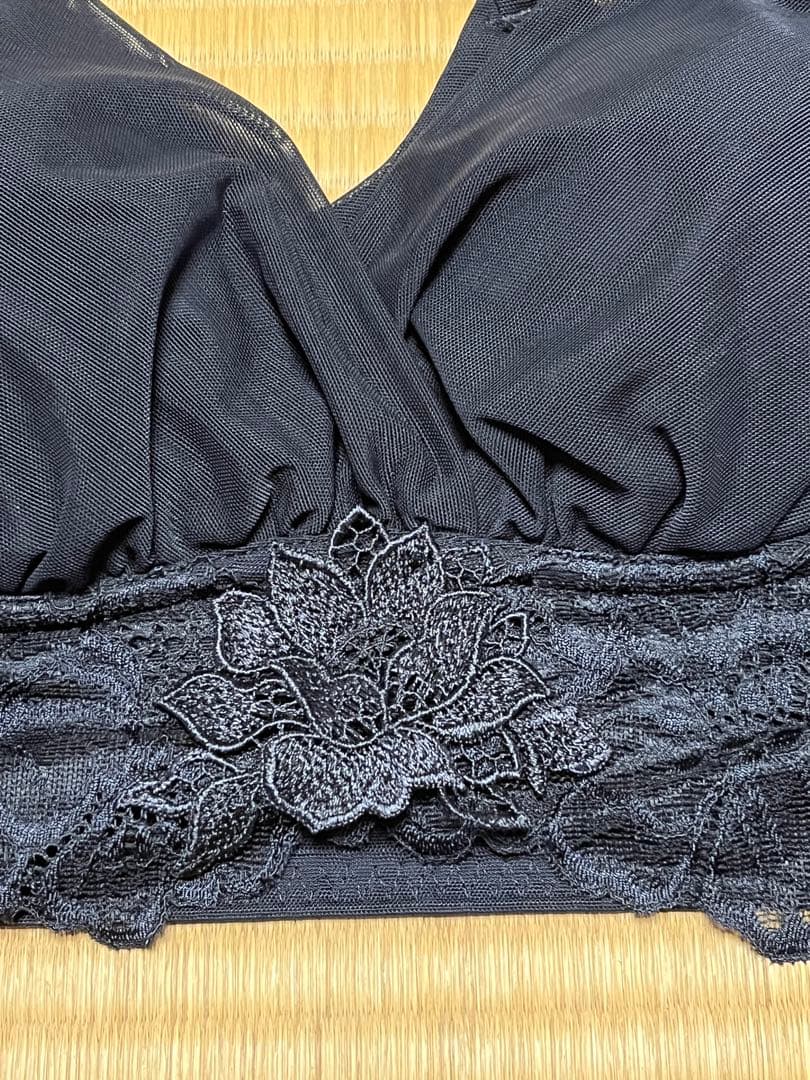 BRADELIS New York ブラジャー 黒 レース装飾4枚セット