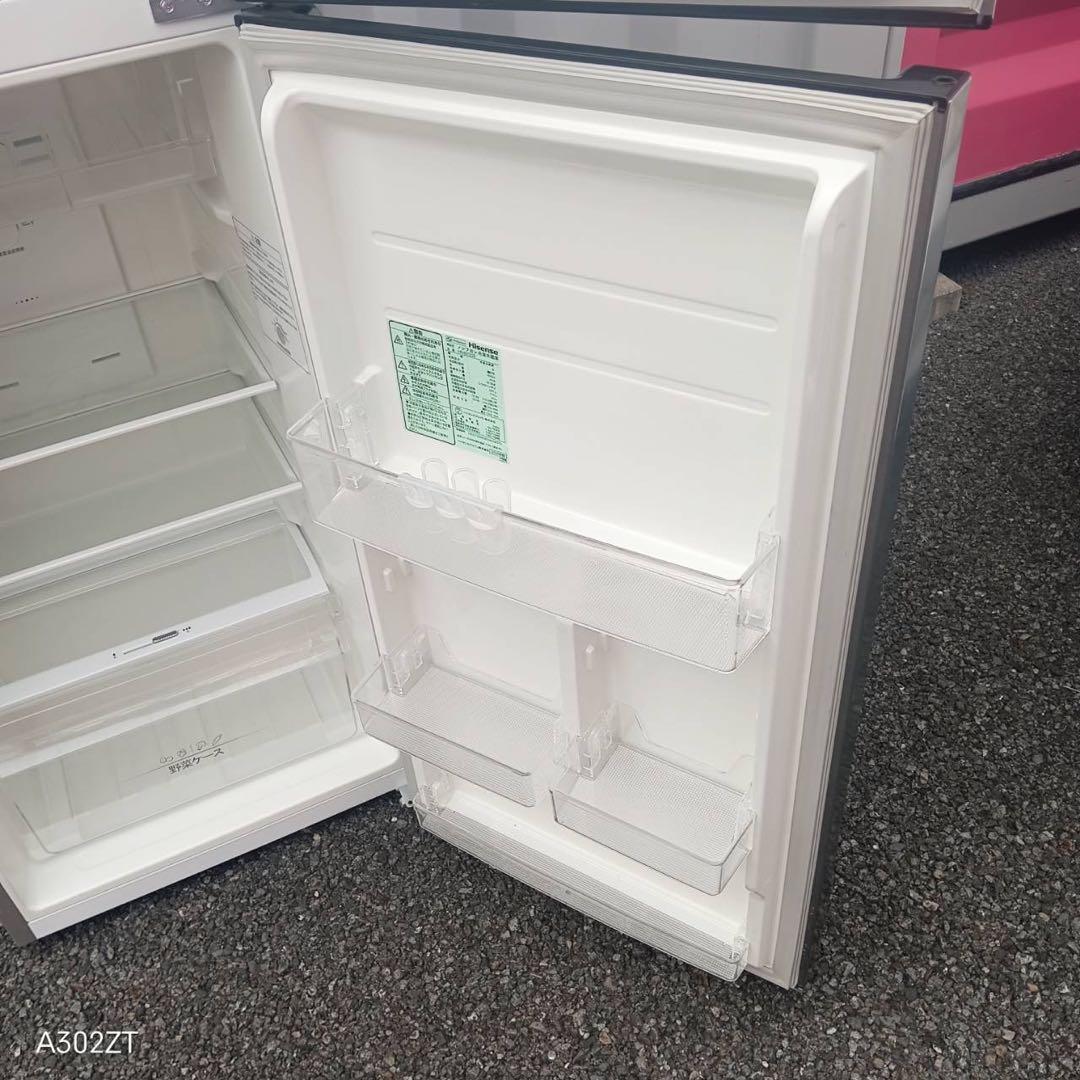 T095★2020年製★ハイセンス　冷蔵庫　大型　2ドア　227L シルバー