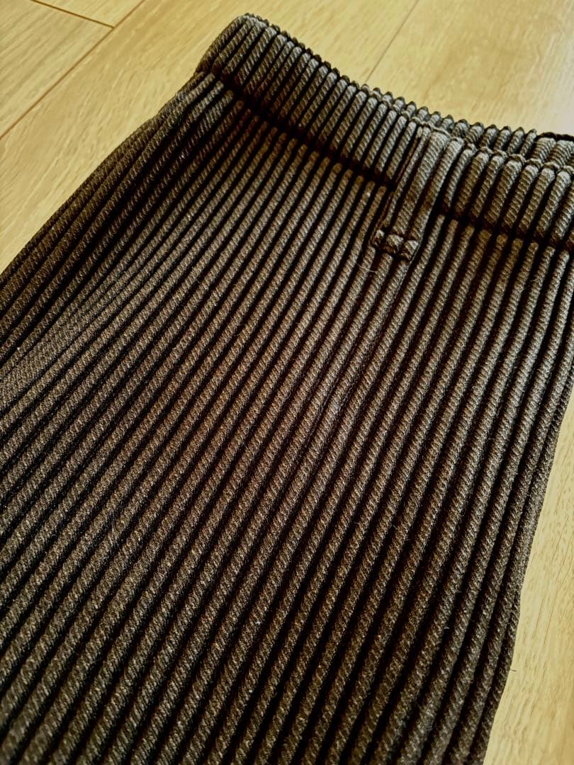 オムプリッセイッセイミヤケ　セットアップ　ウールライク