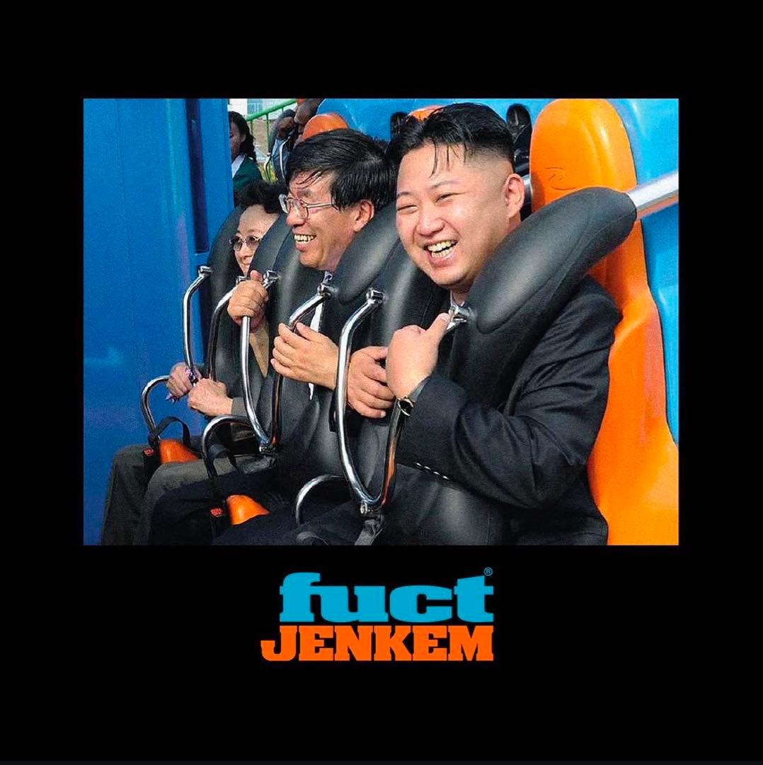 Fuct x Kenkem 金正恩コープリートデッキ　スケボーデッキ　FTP