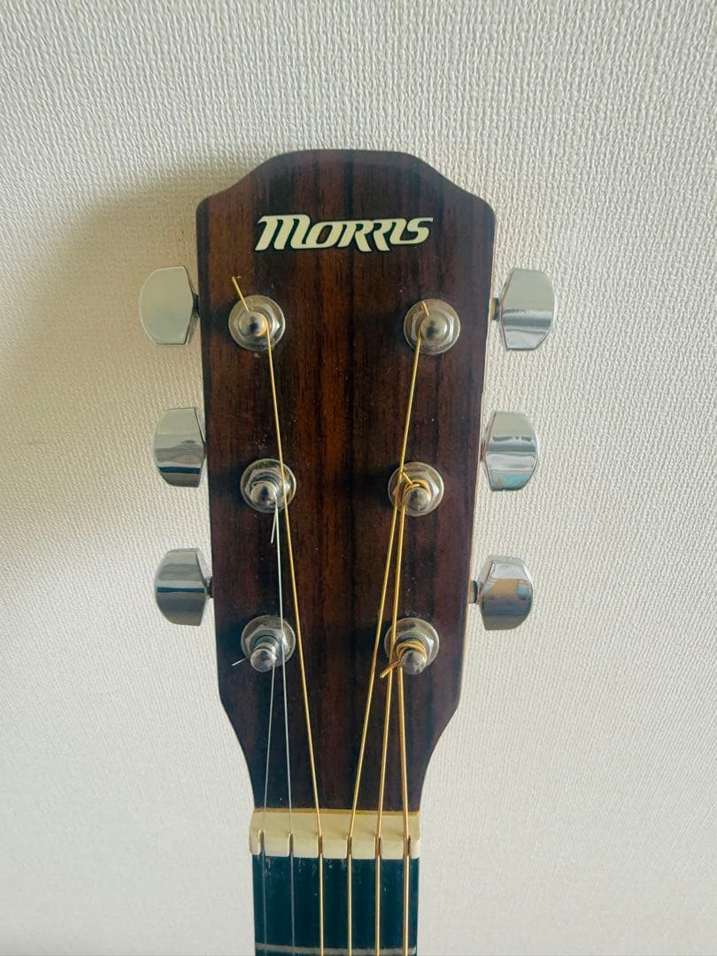 【美品】レフティー(左利き)アコースティックギターMorris M-01LHTS