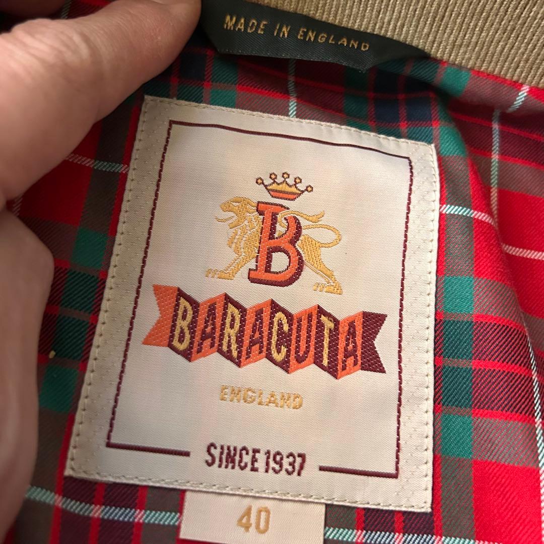 英国製 Baracuta G9 サイズ40 フレイザー｜正規品　薄汚れ有