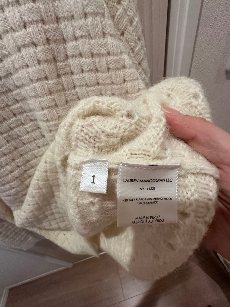 Lauren Manoogian（ローレン マヌージアン） ニットベビーアルパカ
