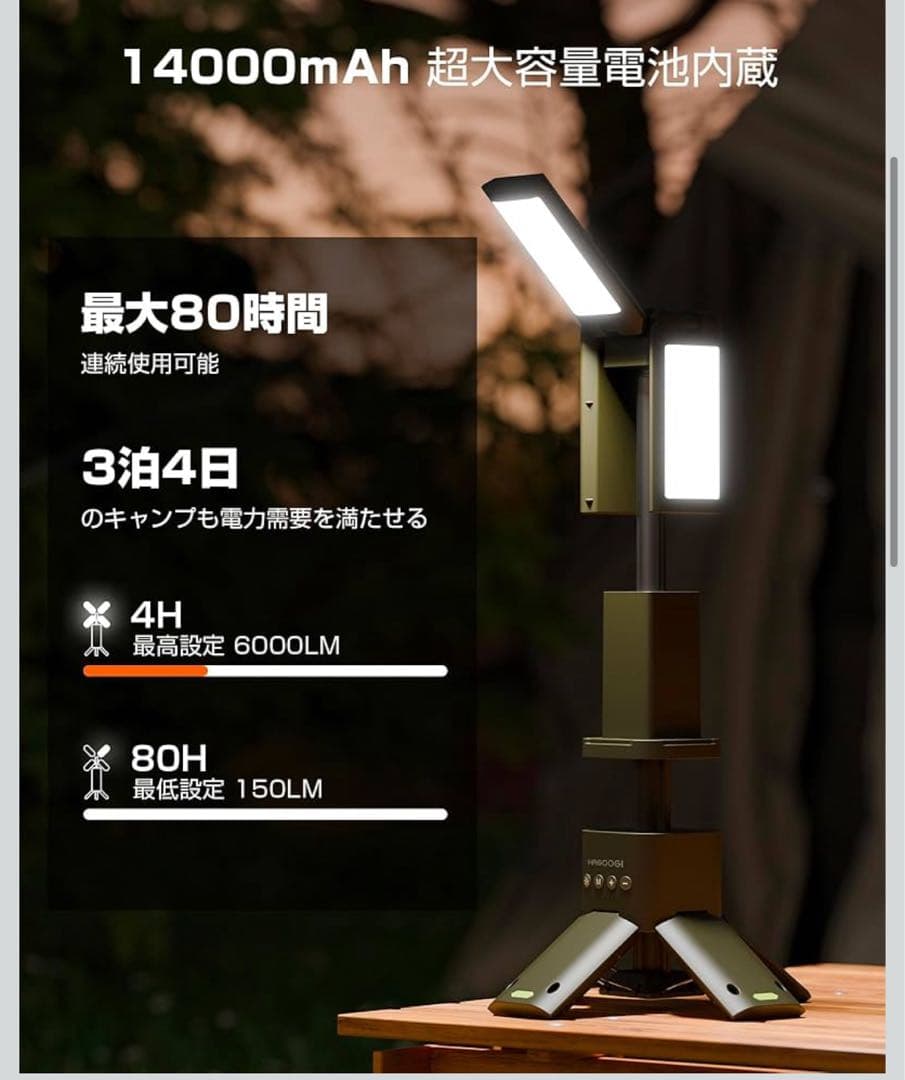 【2025新登場】 HAGOOGI ランタン