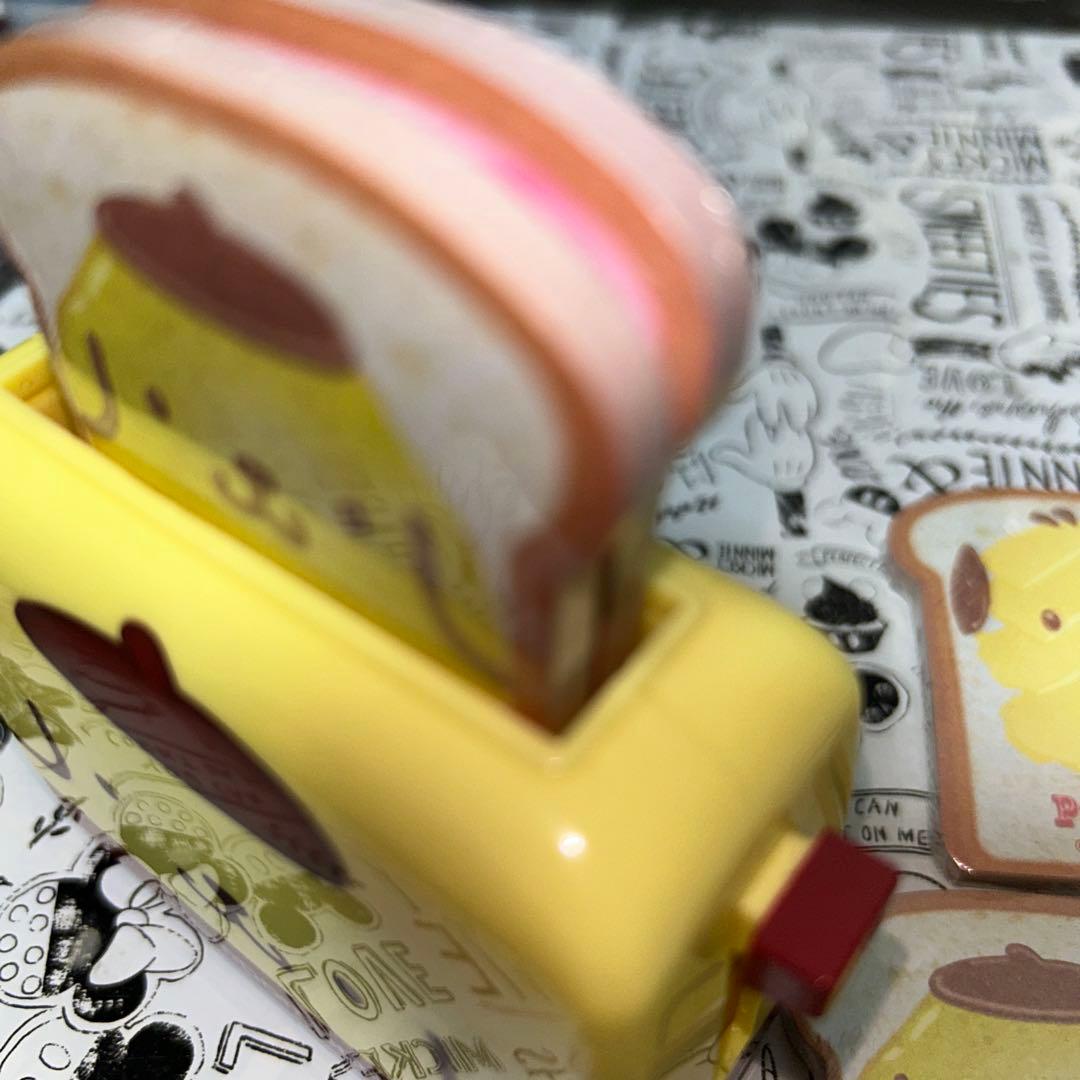 ポムポムプリンデザインのトースター型のケースに食パンメモ帳、6点