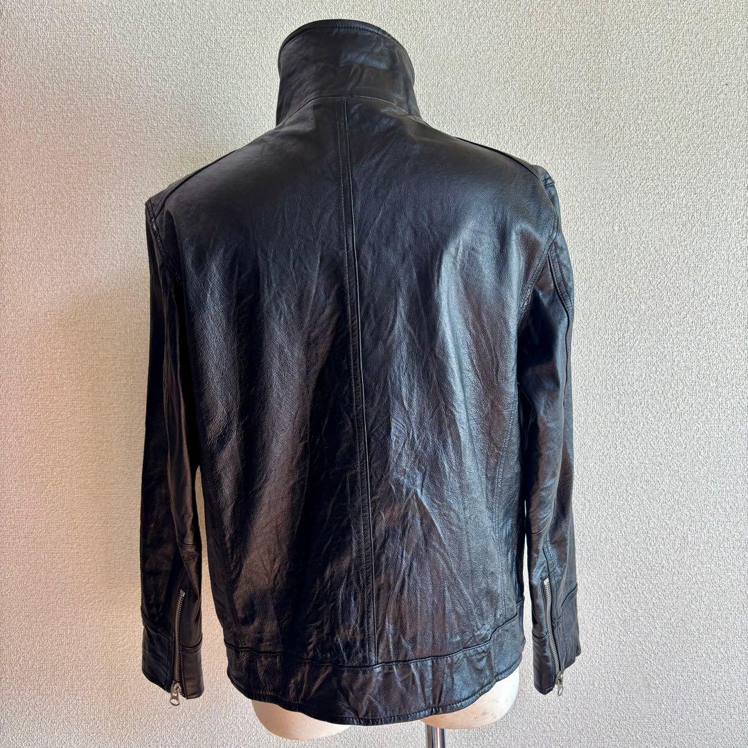 HOUSTON ヒューストン フルジップレザージャケット 40-L 豚革 本革