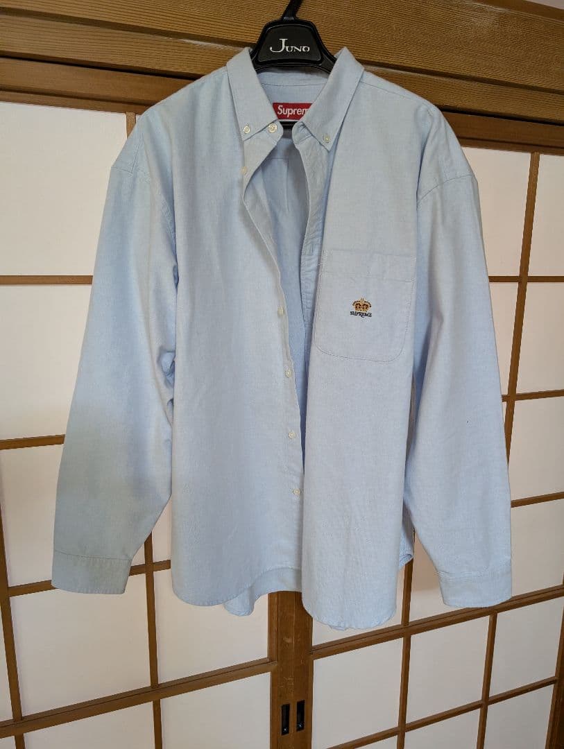 トップス Supreme Loose Fit Flannel Oxford Shirt M