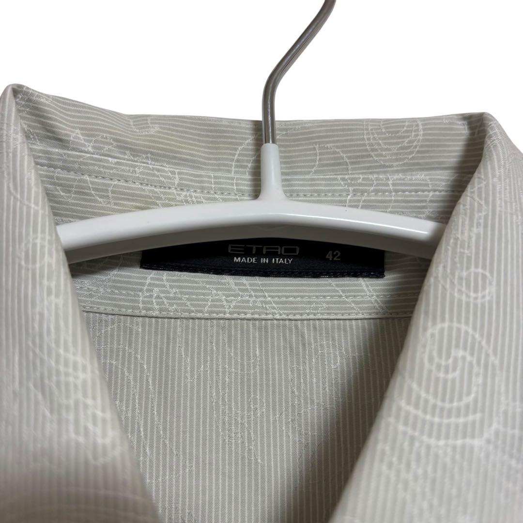 ETRO エトロ　長袖シャツ　ペイズリー柄　シャツ　柄シャツ　42