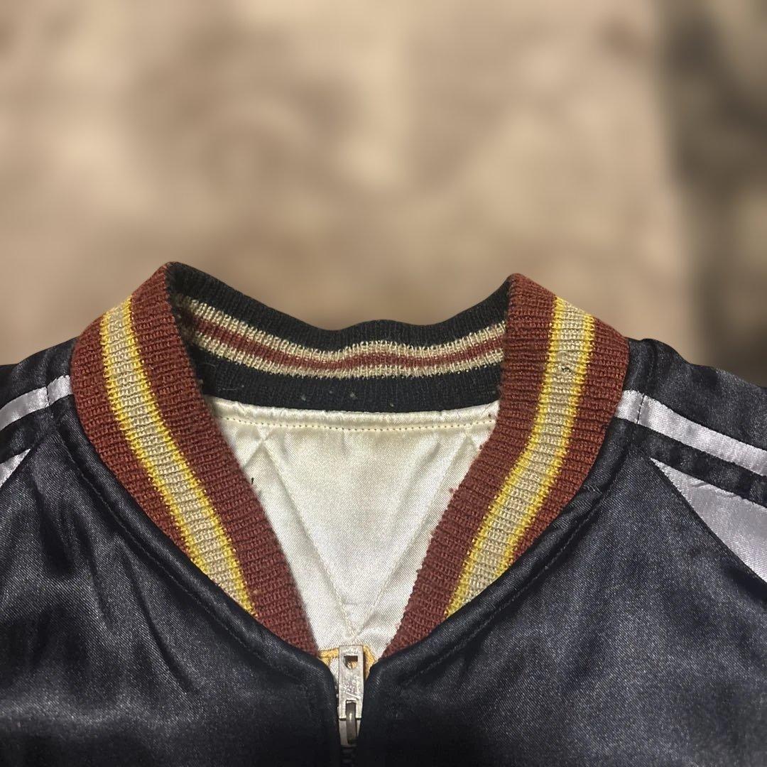 虎刺繍 日本地図 スカジャン