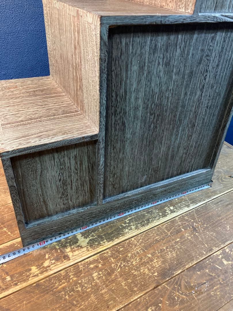 階段ダンス　レトロ　ヴィンテージ　キャビネット　収納家具　時代物　木製　和ダンス