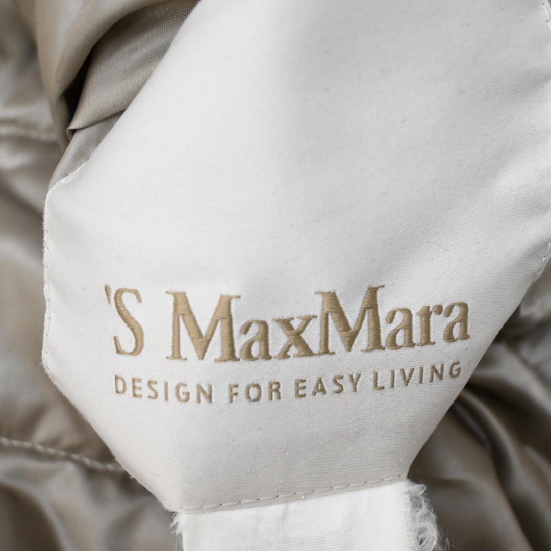 48288★冬 S Max Mara マックスマーラ Aライン ダウンコート*