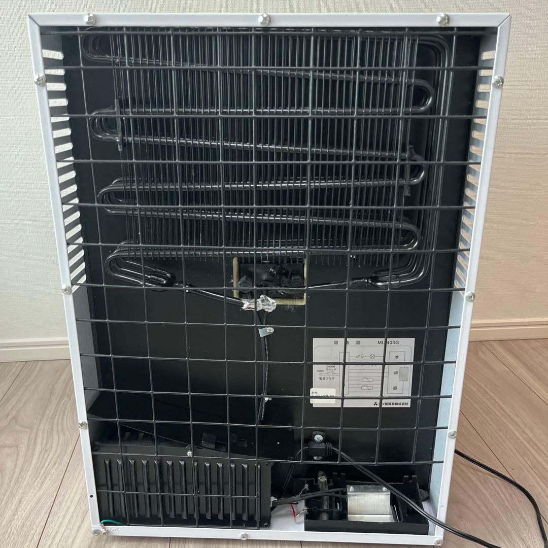 三ツ星貿易 寝室用冷蔵庫 40L ML-40SG-W エクセレンス