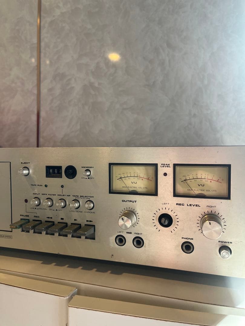 AKAI ステレオカセットデッキ　GXC-710D