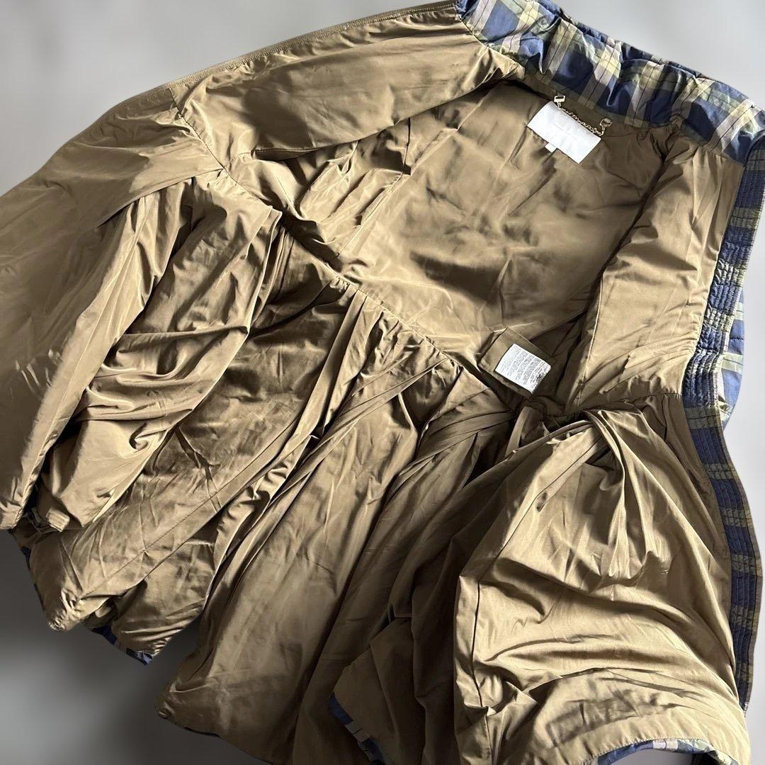 【美品】定価12万/大きい/エリザベッタフランキ/Aライン/ドレスコート/ダウン