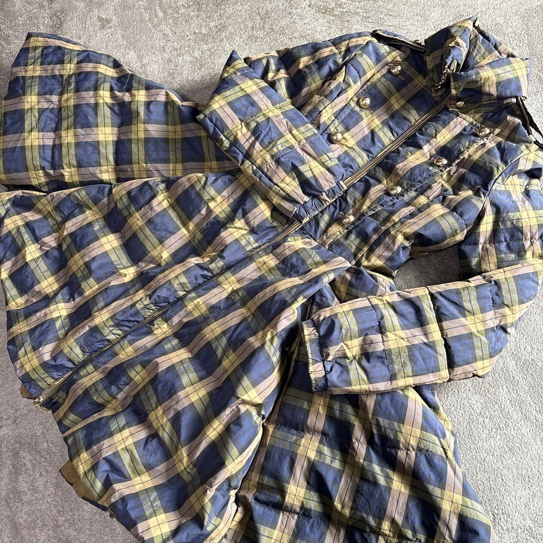 【美品】定価12万/大きい/エリザベッタフランキ/Aライン/ドレスコート/ダウン