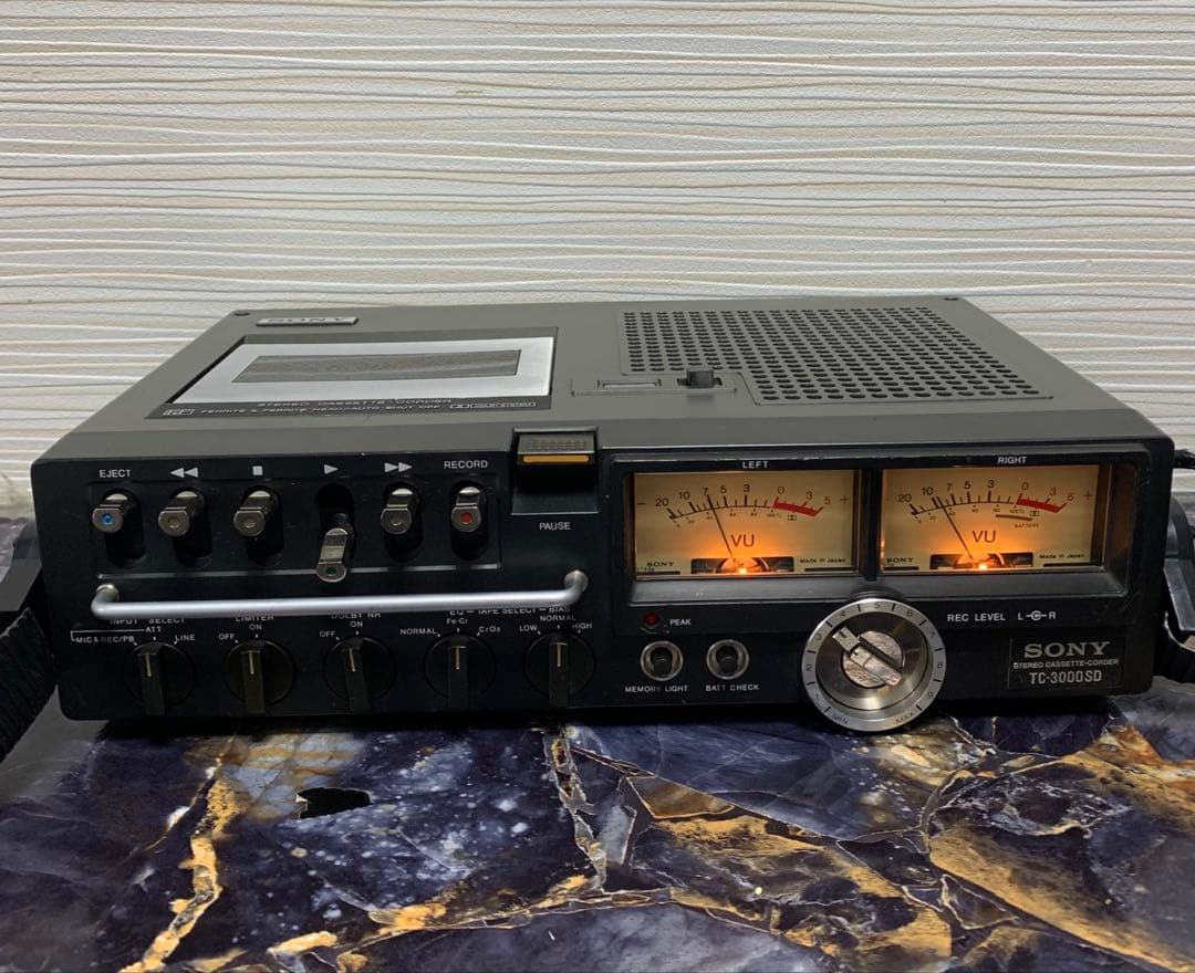 希少SONYソニー TC-3000 SDデンスケ3000カセット中古品動作品美品