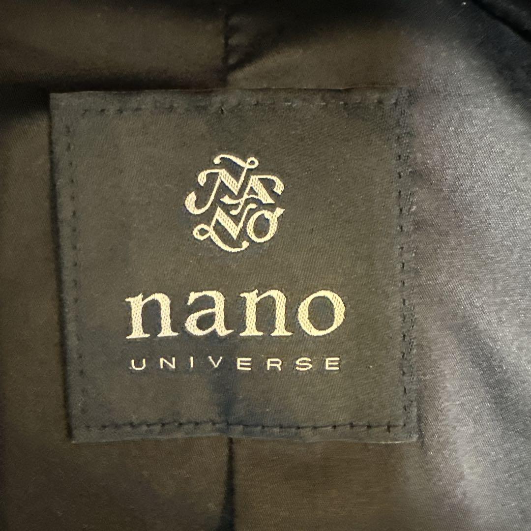 ⭐️極美品ナノユニバース　ラムレザー　シングルライダースジャケット　黒　L