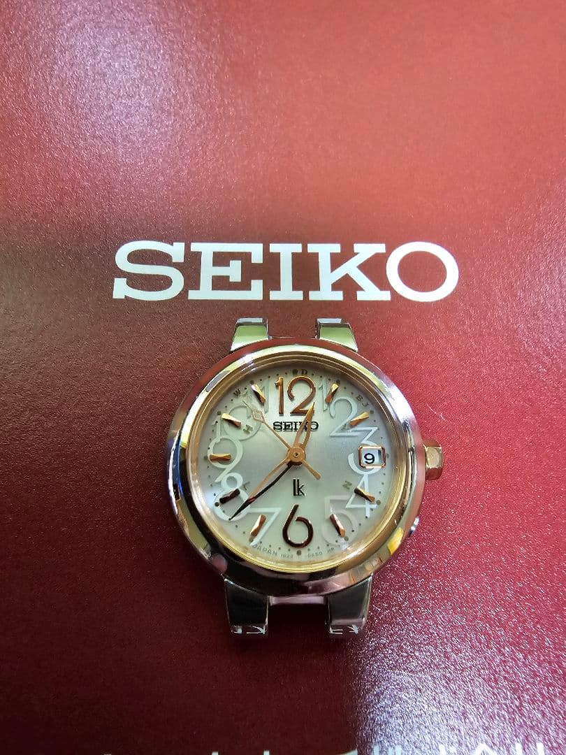 ⭐【超美品希少レア】SEIKO ルキア 1B22.0AK0電波ソーラー腕時計